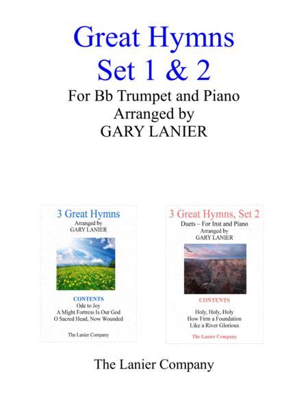 GREAT HYMNS Set 1 & 2 (Duets - Bb Clarinet And Piano With Parts)